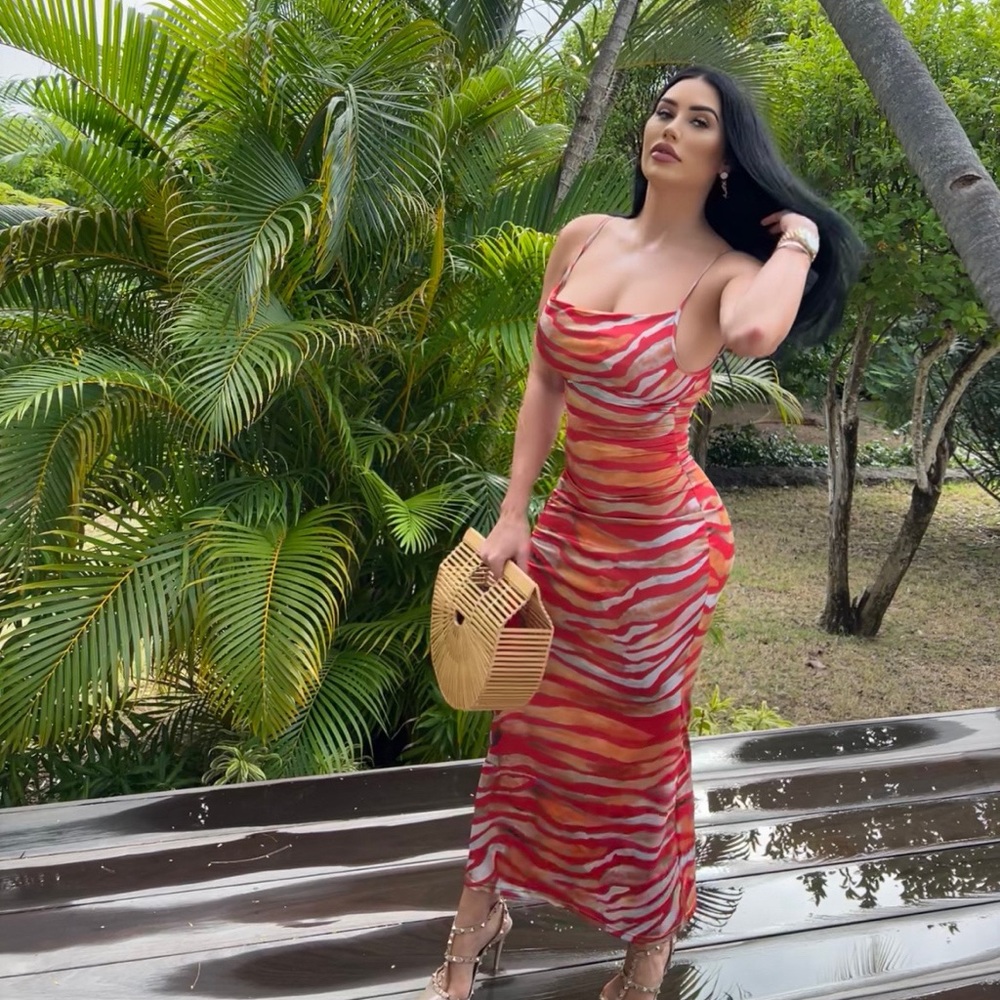 Long fitting dress